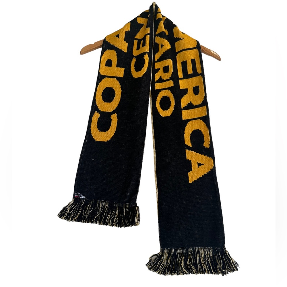 Copa America Centenario soccer scarf black/gold 2016 USA